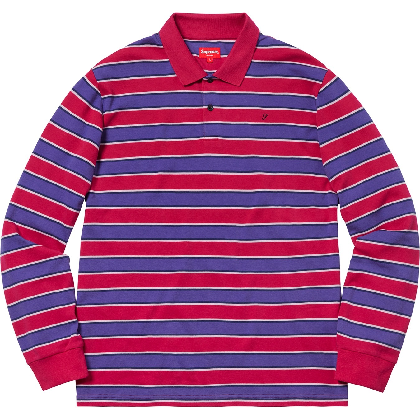 Striped L/S Polo view 4